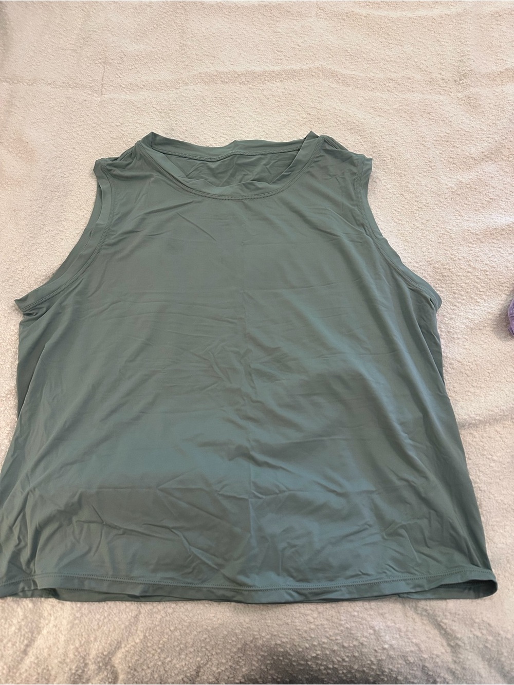 Sleeveless Lightweight Women’s Tank Top in Sage Green